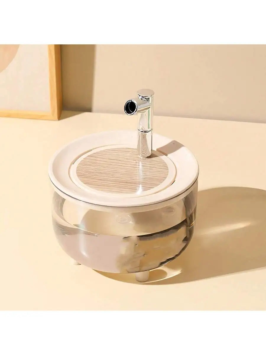 1500ml USB Powered Cat Dog Water Dispenser, Automatic Circulation Pet Water Feeder With Filter (Charging Adapter Not Included)