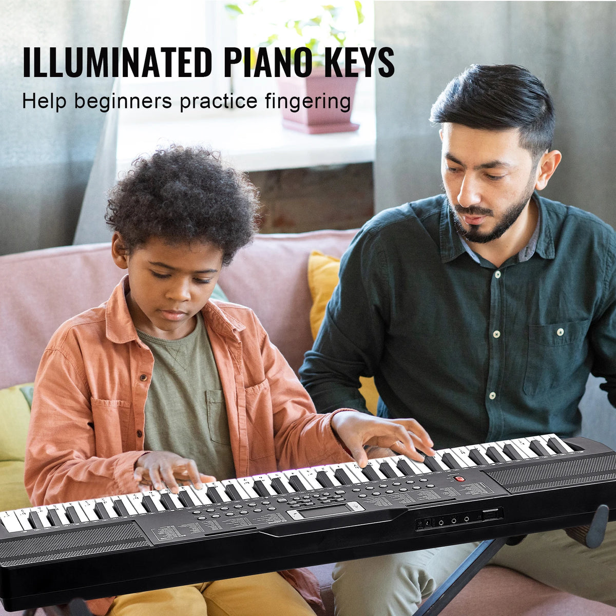 SucceBuy Portable Digital Piano With Multiple Tones And Rhythms