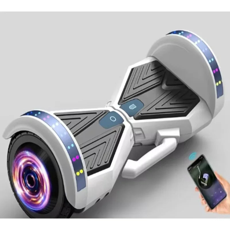 Self-balancing Electric Scooter Hoverboard Adult Children Daily Commuter Outdoor Recreation Belt Light Emitting Diode Light