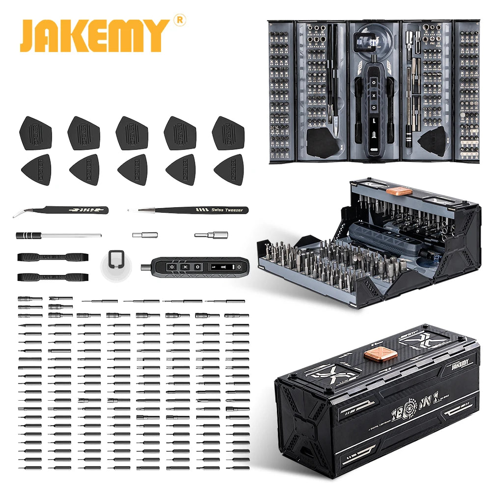 JAKEMY 180 In 1 Precision Screwdriver Set With Magnetic Bits