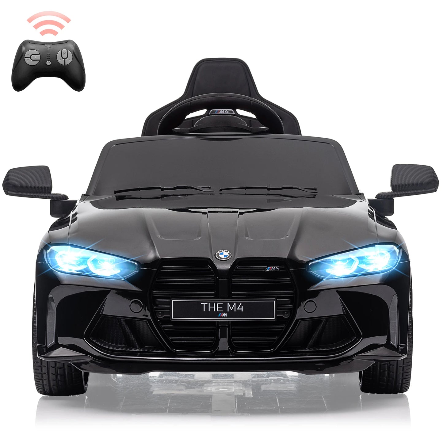 12V Toddlers Electric Vehicle Ride On Car Toys for Kids 3-8Y,with Remote Control,3 Speeds,Led Light,Suspension System,Bluetooth