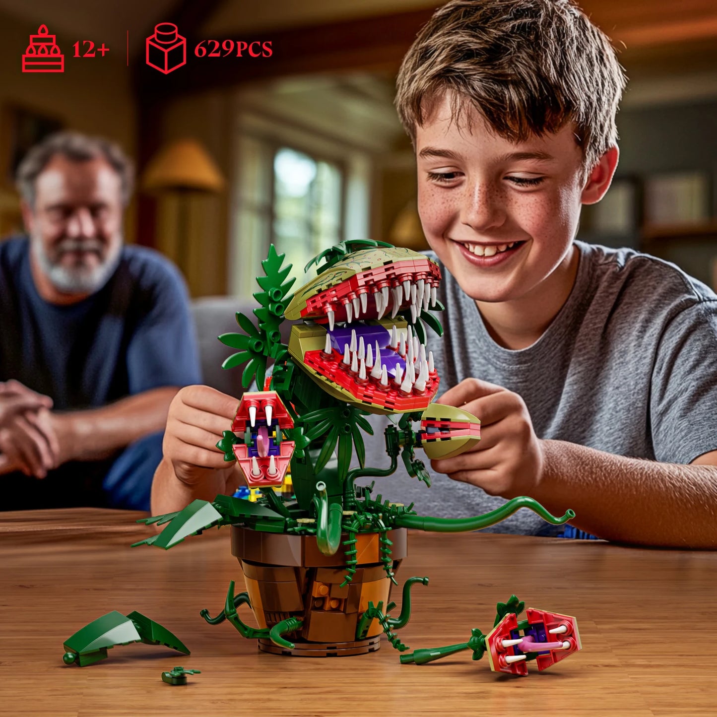 Audrey II Piranha Plant Building Blocks Compatible With Lego Gift