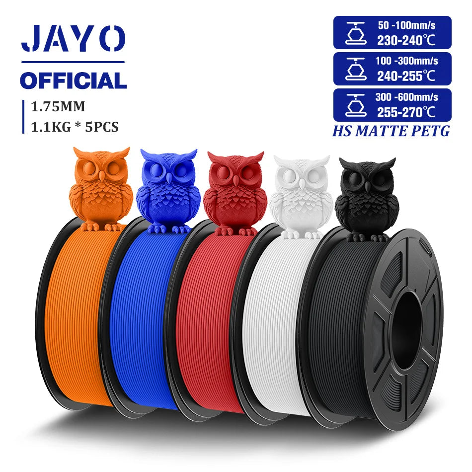 JAYO High Speed Matte PETG Filament for 3D Printing