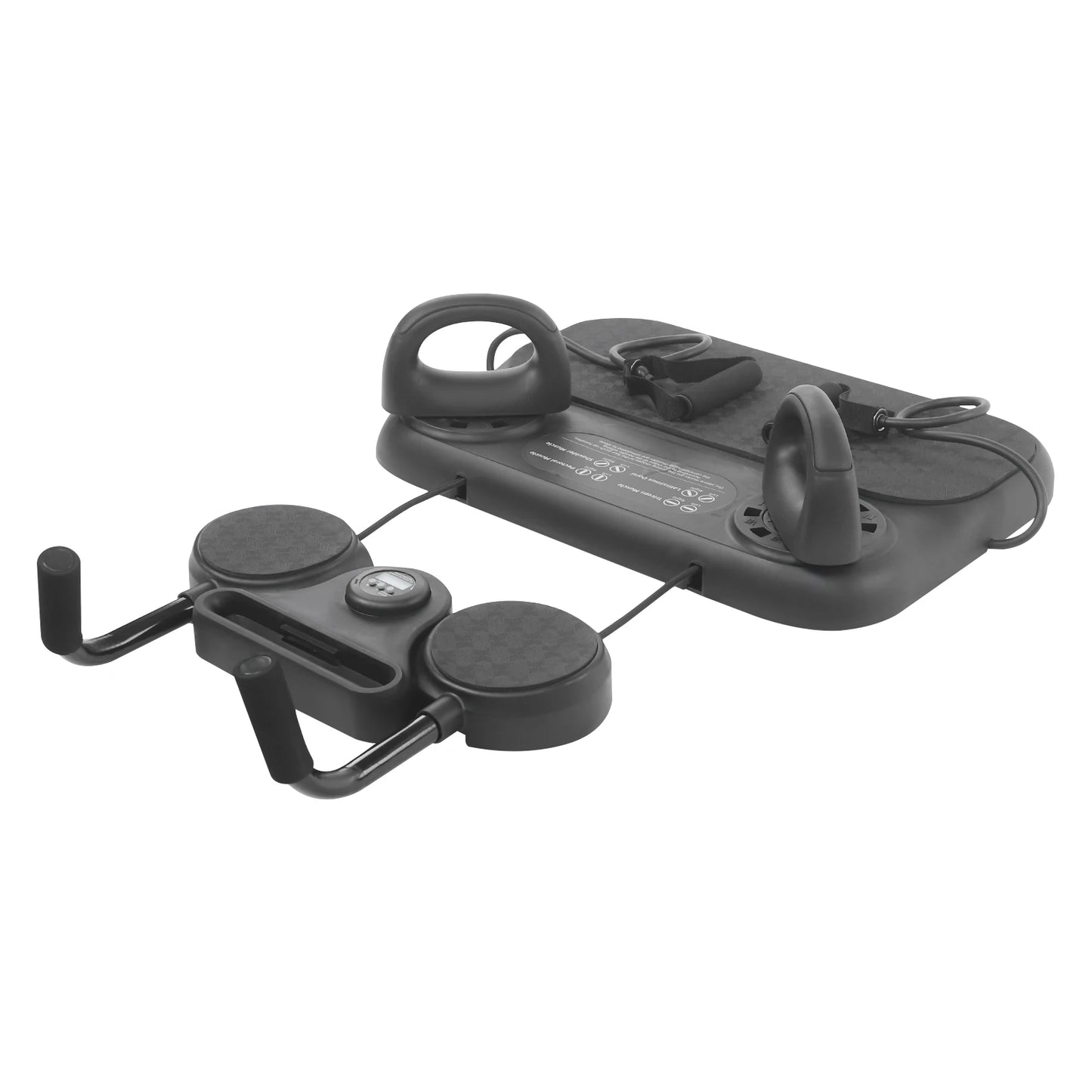 Pilates Board, Multifunctional Abdominal Board, Portable Reformer Kit Home Gym Equipmen with Timer for Home Workout