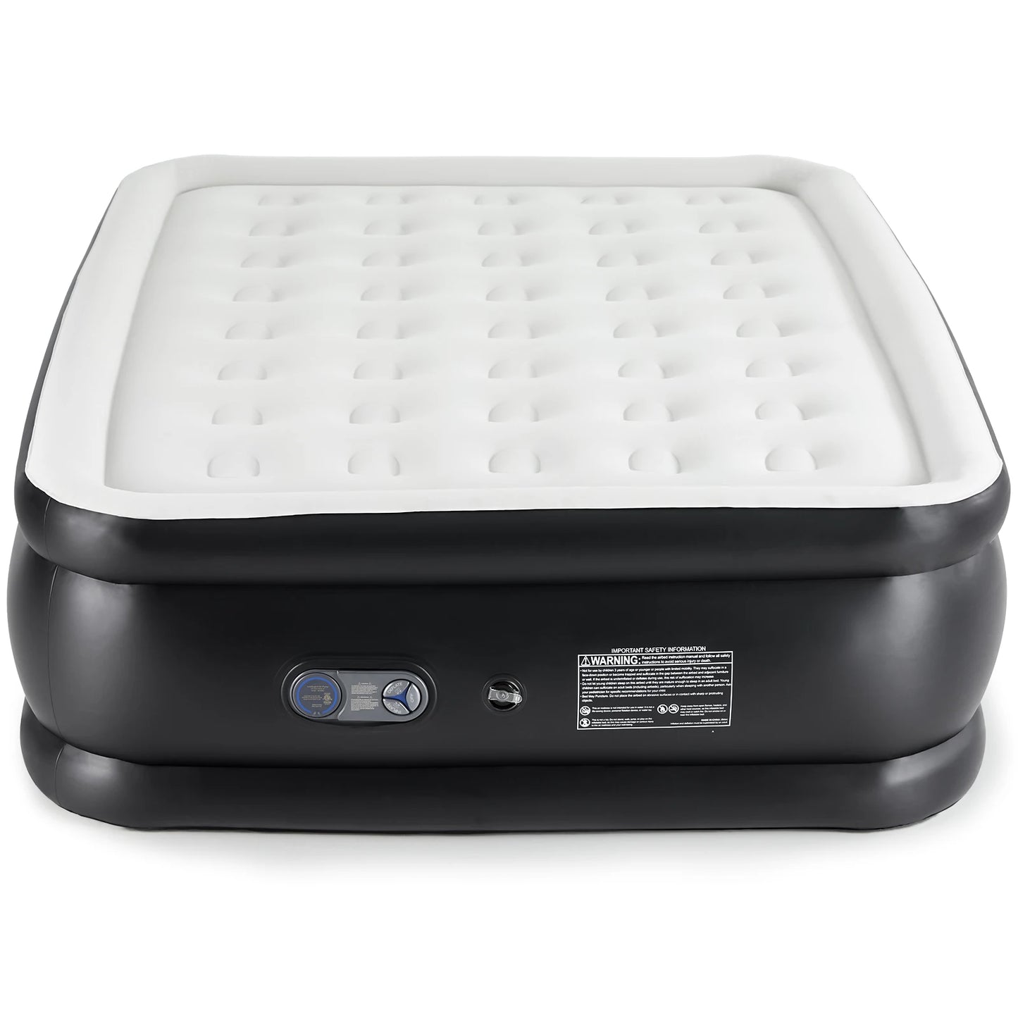 Air Mattress With Built In Pump For Home Camping Non Slip Bottom