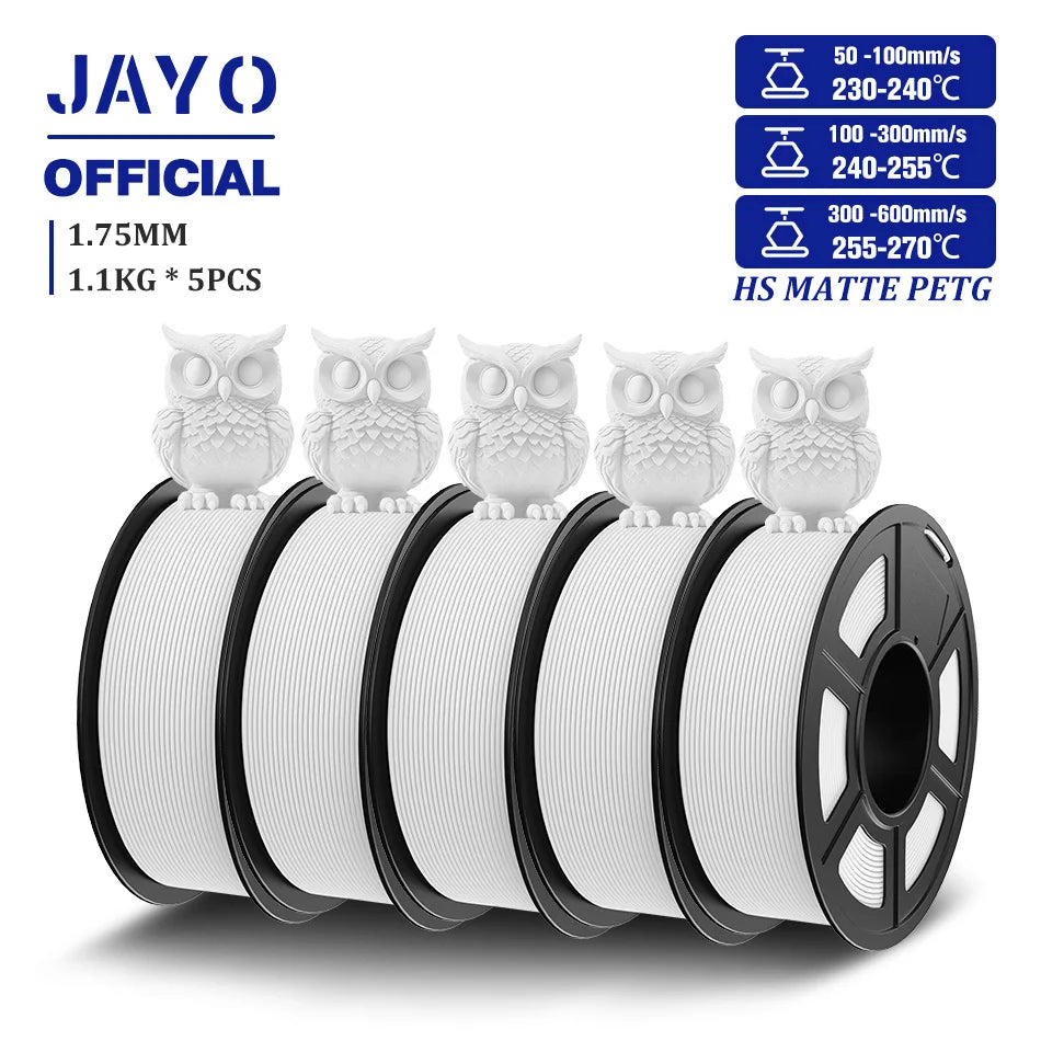 JAYO High Speed Matte PETG Filament for 3D Printing