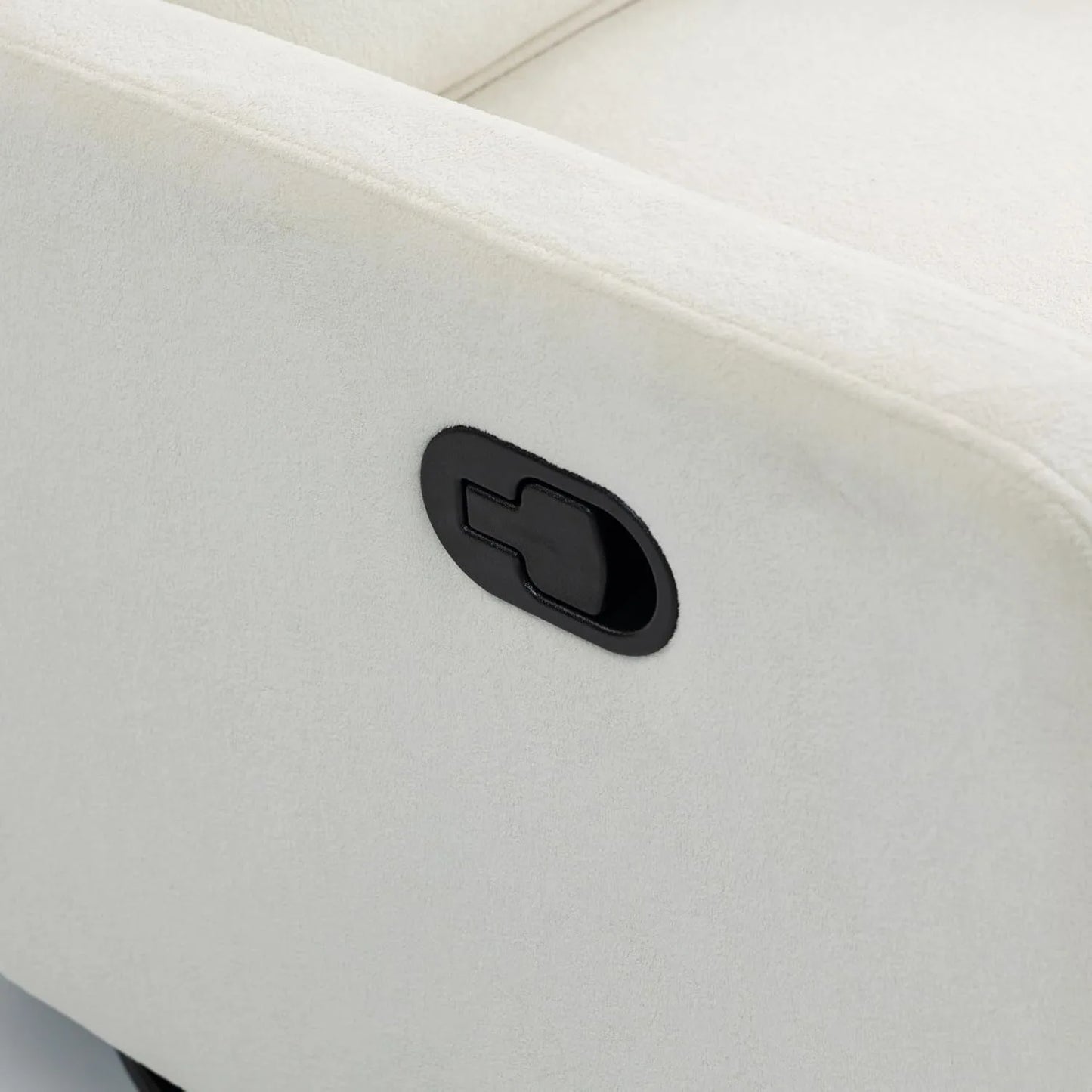 XIUWO 360 Degree Swivel Glider Chair Recliner With High Back