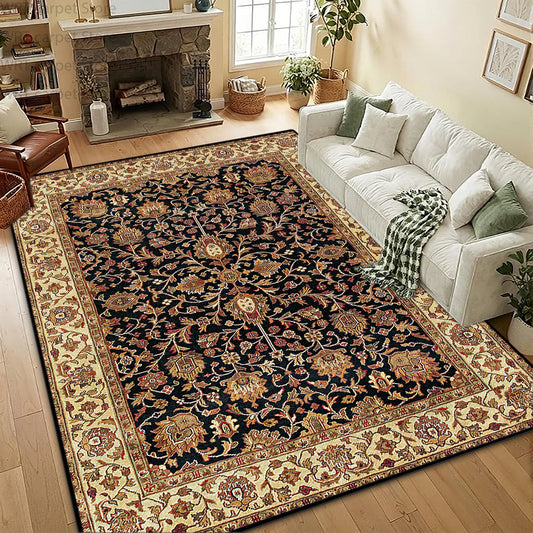 Premium Anti Slip Bohemian Retro Geometric Floor Rug