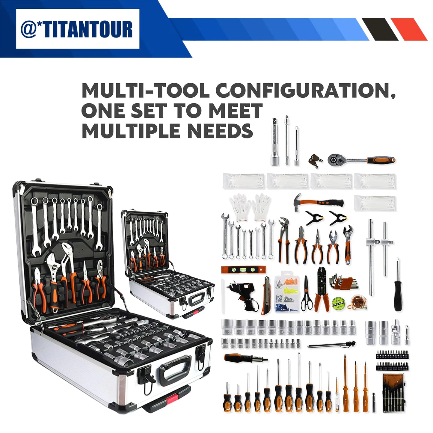 999-Piece Professional Industrial Repair Tool Set For Automotive And Home