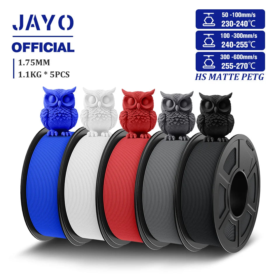JAYO High Speed Matte PETG Filament for 3D Printing