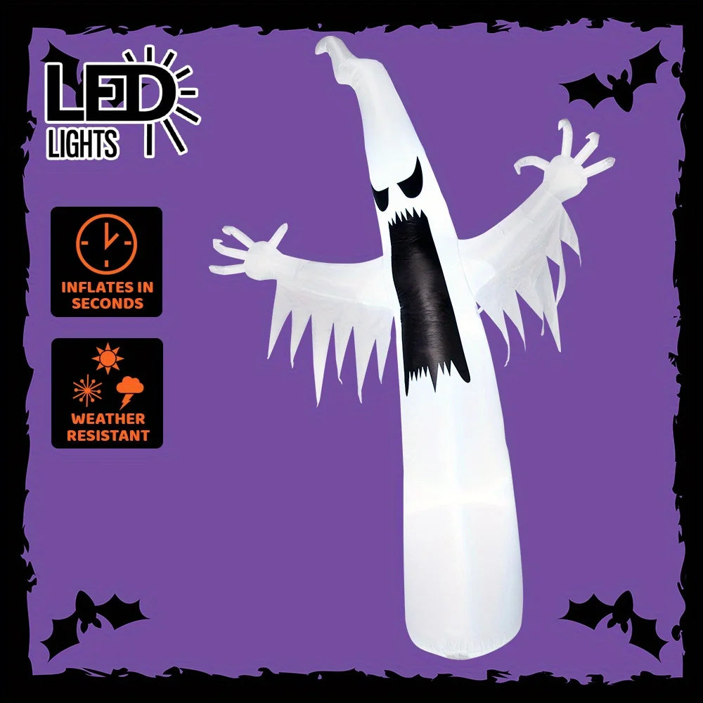 Joyfy LED Halloween Inflatable Ghost For Outdoor Yard Decor