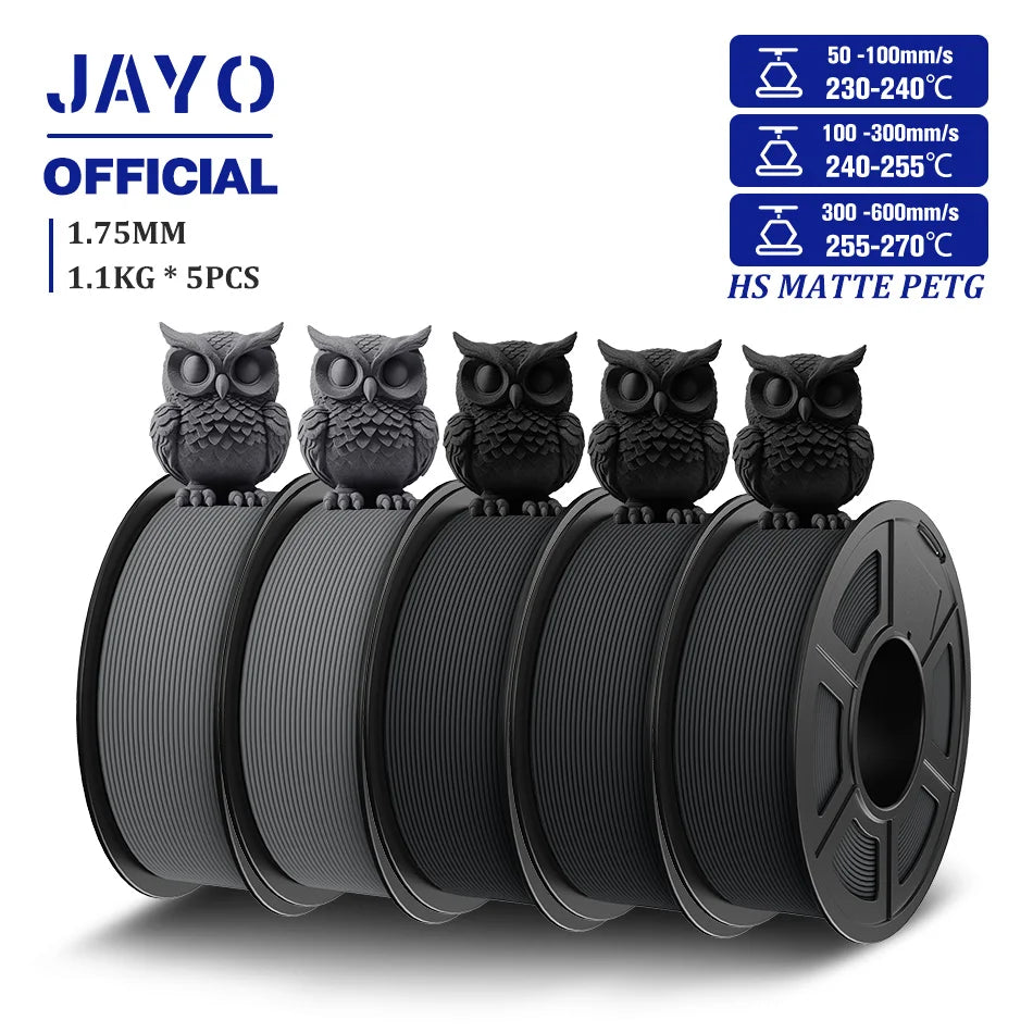 JAYO High Speed Matte PETG Filament for 3D Printing