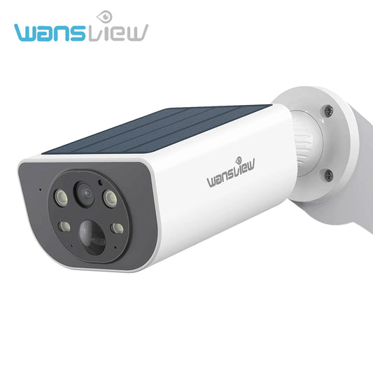 Wansview 2K Outdoor Wireless Solar Security Camera With Floodlight