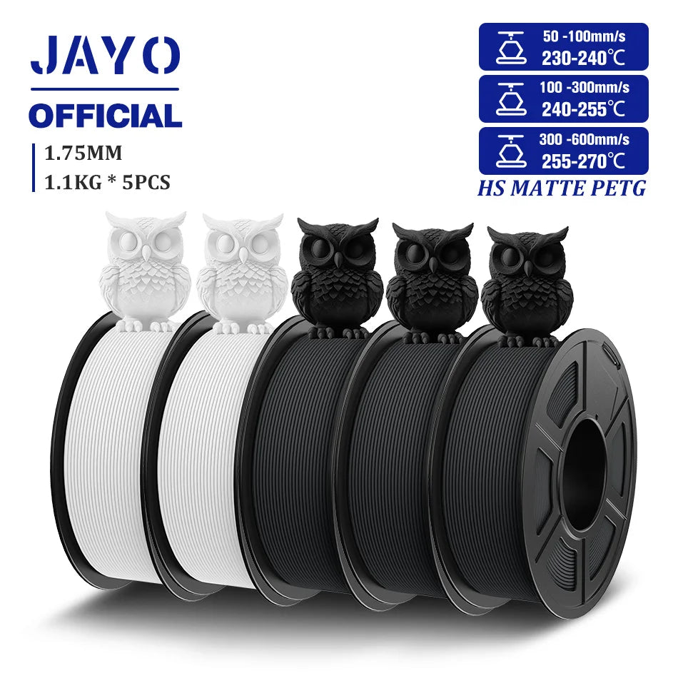 JAYO High Speed Matte PETG Filament for 3D Printing