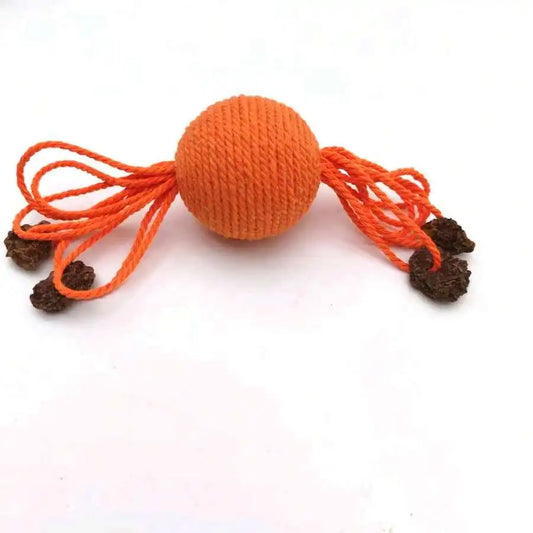 Dropshipping Manufacturer Wholesale Cat Toy Ball With Cotton Rope Winding For Self-Entertainment And Interaction Pet Supplies