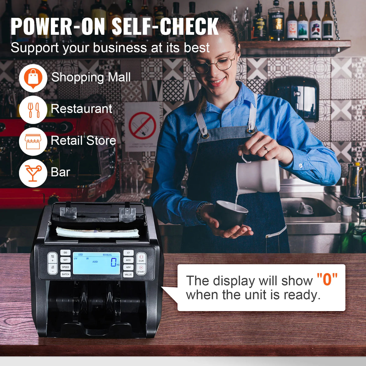 SucceBuy Automatic Money Counter With UV Detection For Business