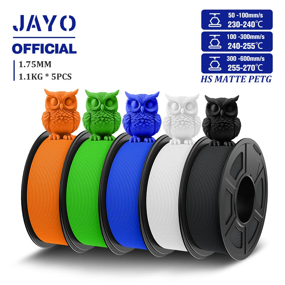JAYO High Speed Matte PETG Filament for 3D Printing