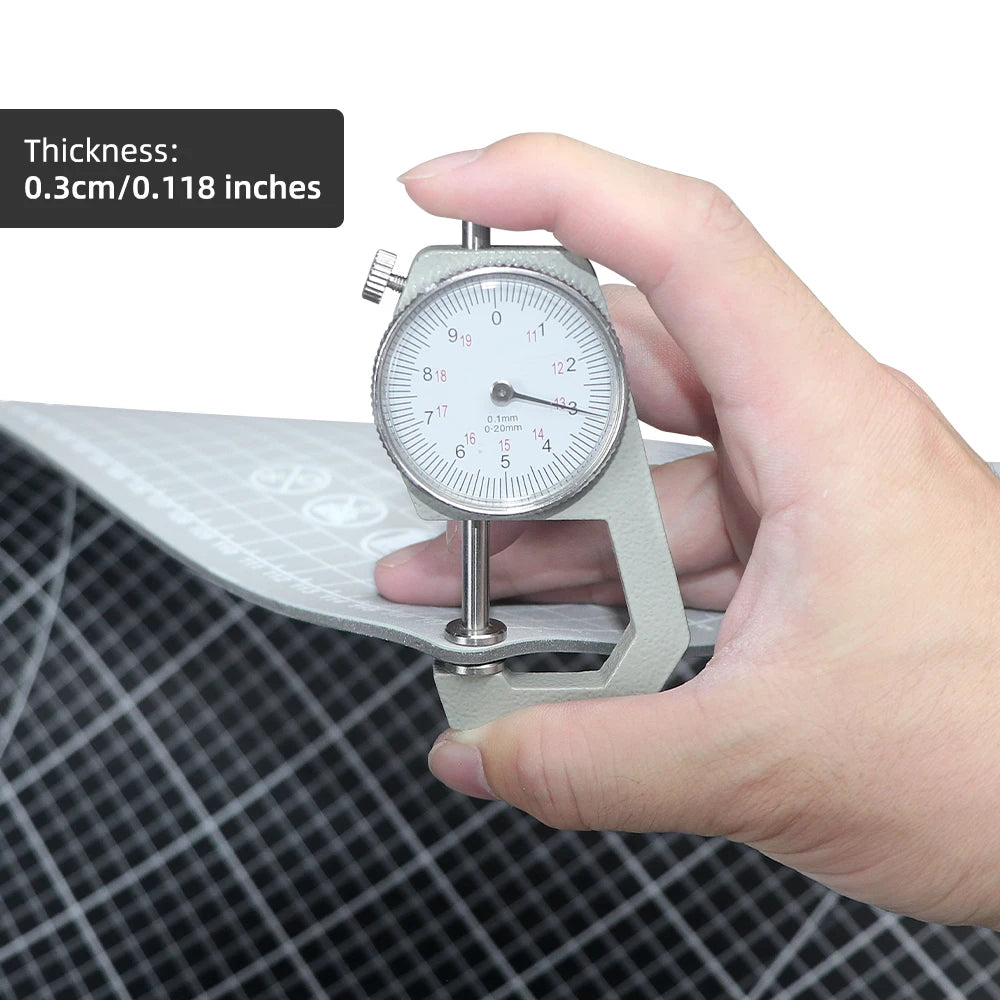 1pc 120x60cm high-end gray-black cutting board tool, 0.3cm thick double-sided PVC mat, DIY desktop cutting pad for leather Craft