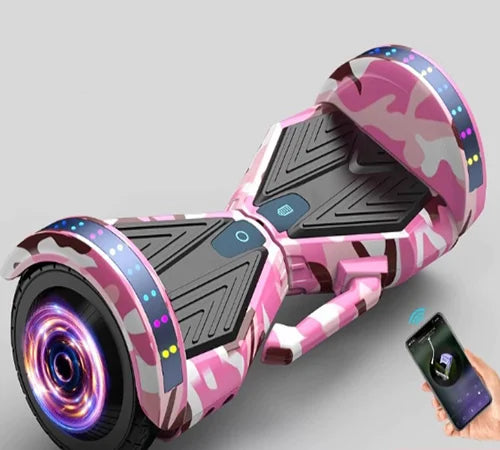 Self-balancing Electric Scooter Hoverboard Adult Children Daily Commuter Outdoor Recreation Belt Light Emitting Diode Light