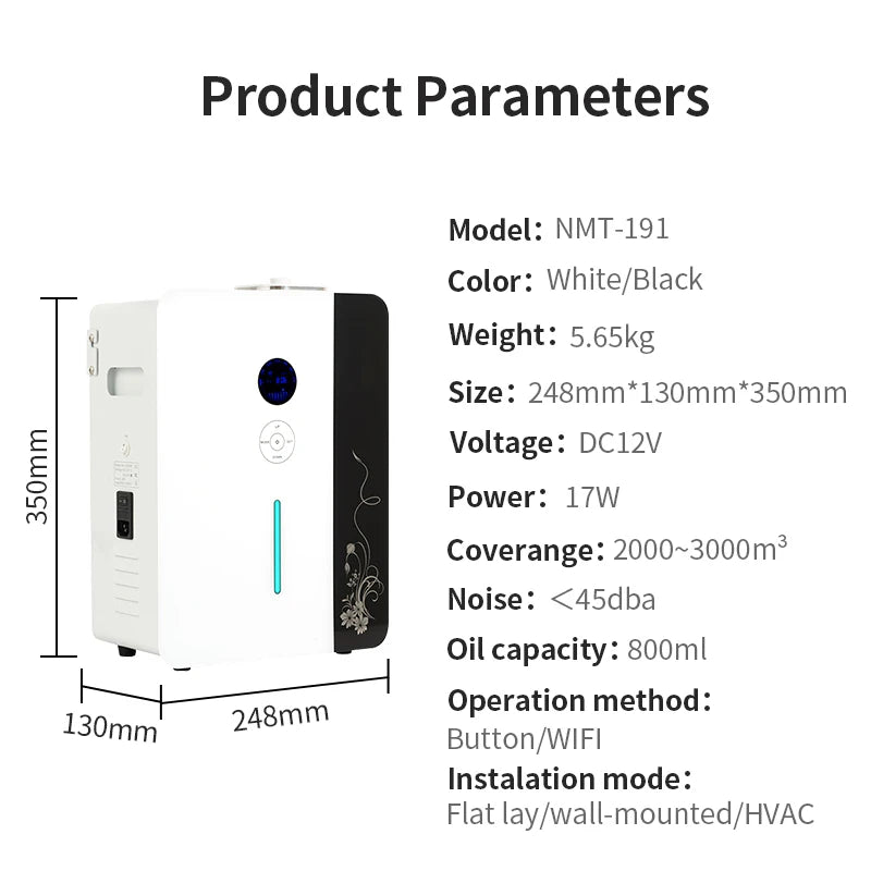 Namste Air Purifier Aroma Diffuser With Wifi For HVAC