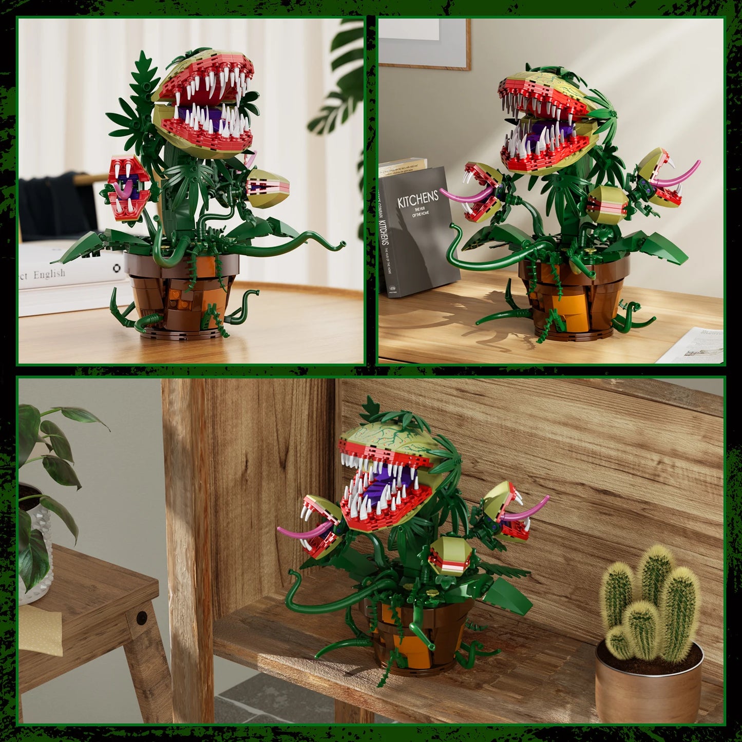 Audrey II Piranha Plant Building Blocks Compatible With Lego Gift