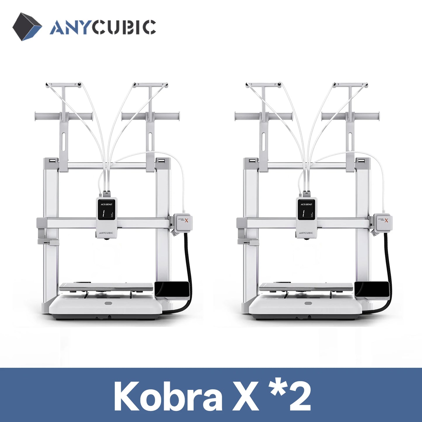 Anycubic Kobra X 3D Printer Auto Leveling 600mm/s Speed
