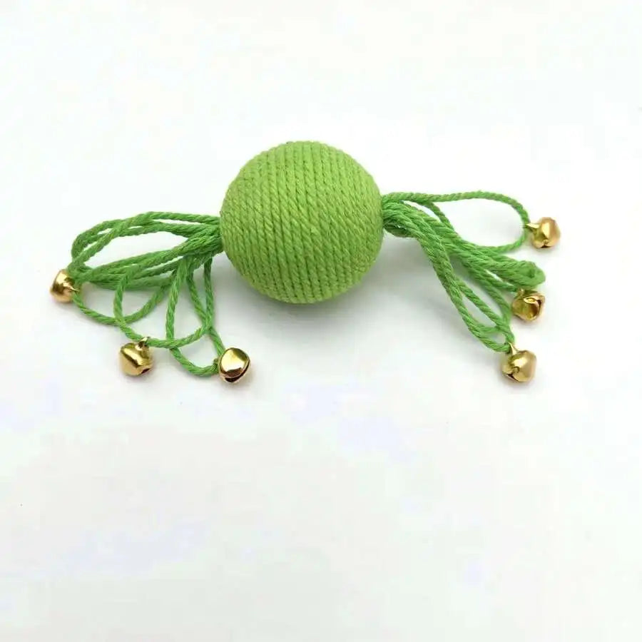 Dropshipping Manufacturer Wholesale Cat Toy Ball With Cotton Rope Winding For Self-Entertainment And Interaction Pet Supplies