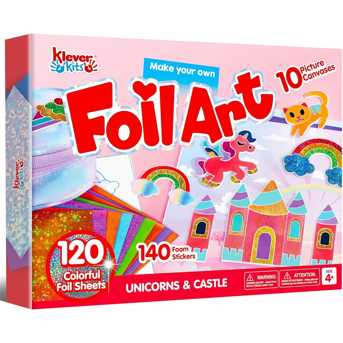 Joyfy Foil Art Kit With Mess Free Coloring And Crafts