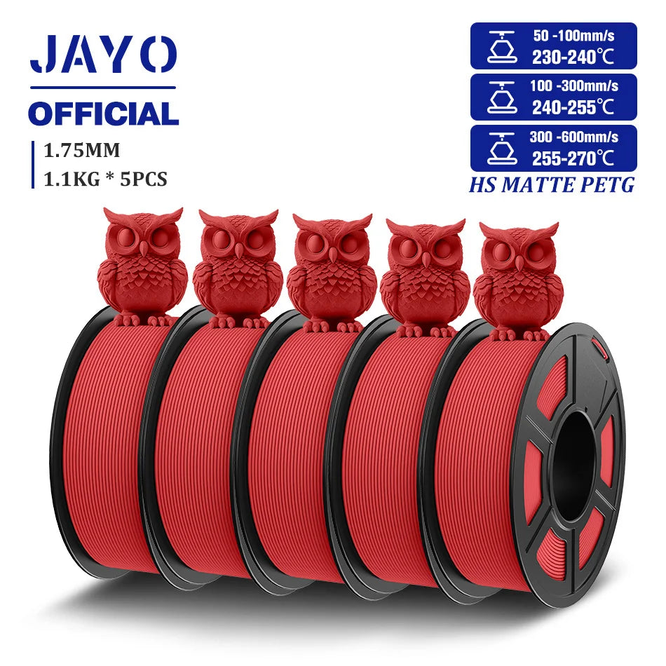 JAYO High Speed Matte PETG Filament for 3D Printing