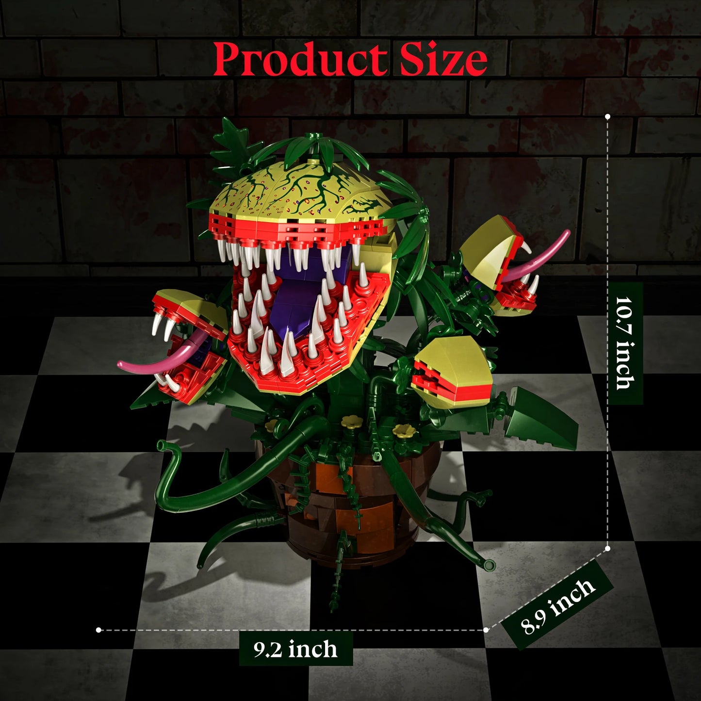 Audrey II Piranha Plant Building Blocks Compatible With Lego Gift