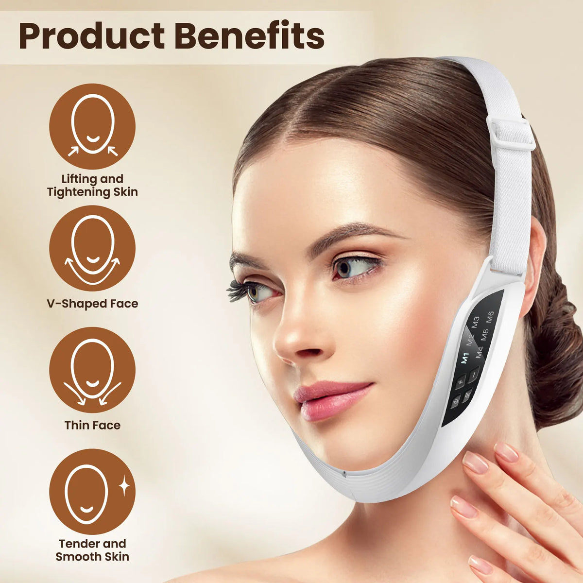 Hailicare Electric EMS Facial Lifting And Firming Beauty Massager