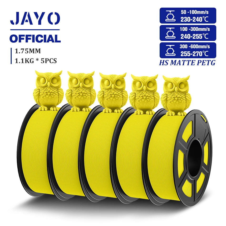 JAYO High Speed Matte PETG Filament for 3D Printing